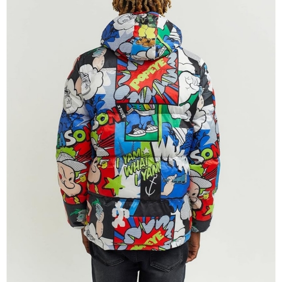 Reason Popeye Wham Puffer Jacket - Picture 2 of 4